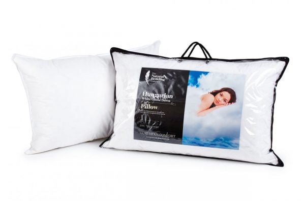 Hungarian White Goose Down Pillow