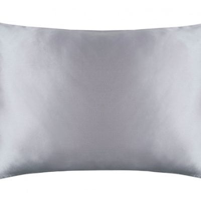 silk pillowcase ivory and platinum