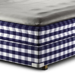 Hastens Satin Pure Fitted Sheet Silver Grey